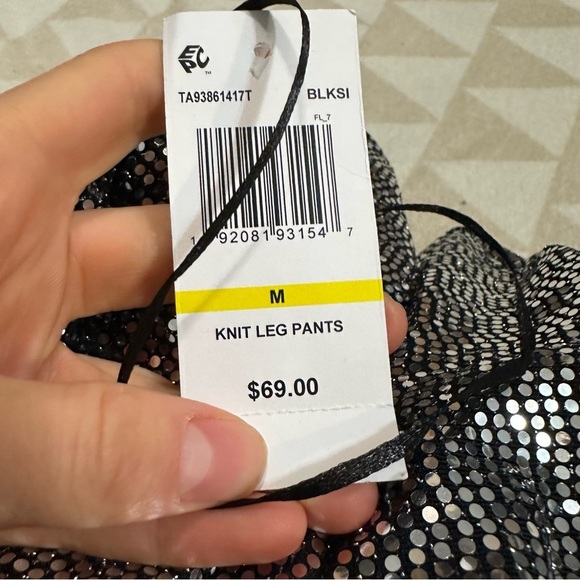 Sam & Jess
Women's Metallic Pull-On Straight-Leg Pants silver - Picture 4 of 5